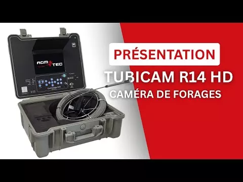 Démonstration de la caméra d’inspection piscine Tubicam R14 HD dans une canalisation